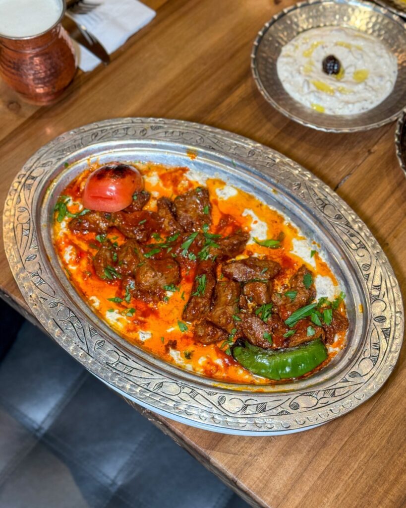 Ali Nazik on a nice silver plate