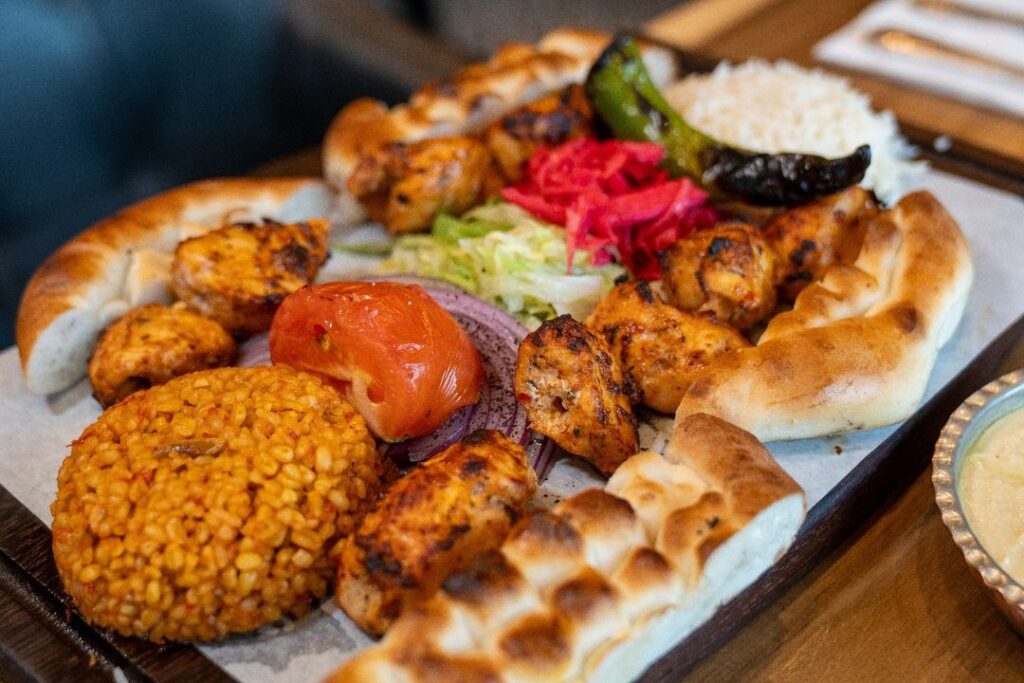 chicken shish platter
