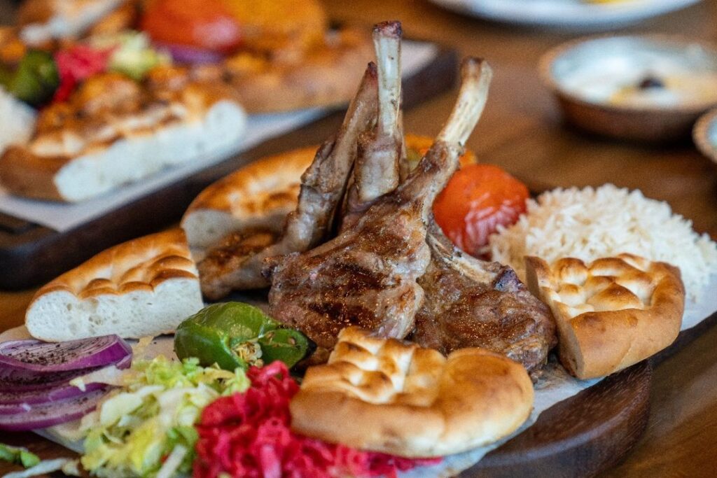lamp chops at a turkish restaurant mississauga
