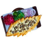 mozzarella pide mushrooms